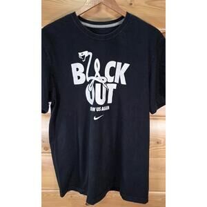 Black Out Black Mamba Kobe Bryant T Shirt Men Xl Fade Snake